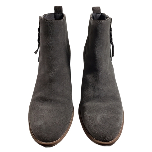 Just Fab Rhona Lace Up Faux Fur Boots Sz 6 - Picture 5 of 9